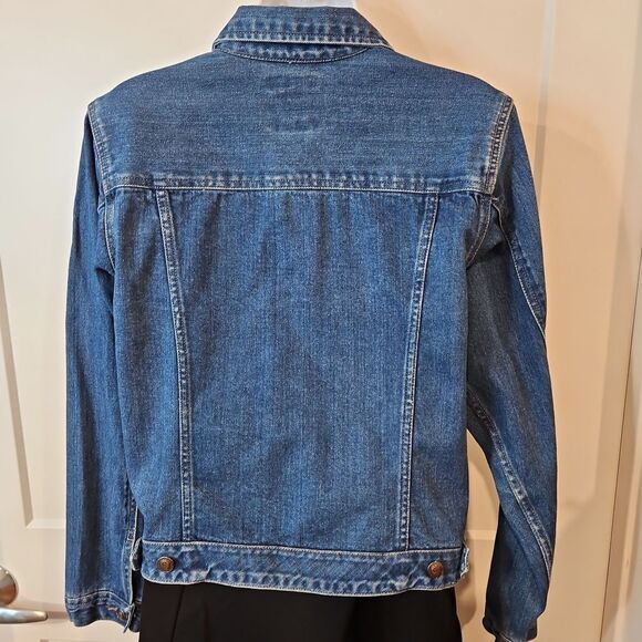 St John's Bay Vintage Trucker Jean Jacket sz M - Picture 4 of 7
